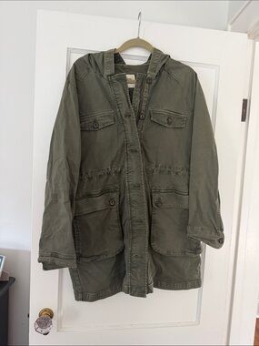 Goodthreads Olive Utility Jacket with Hood